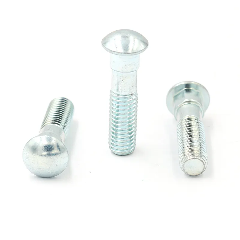 M4 M5 M6 M8 M10 3/8 1/2 1/4 boulon de chariot lisse sans fente ss boulons à tête demi-ronde à col carré en acier inoxydable