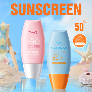 Crema Solare TWG RTS con Acido Ialuronico/Collagene SPF 50, Protezione Solare Levigante e Illuminante con Acido Ialuronico e Collagene - Product Image 2