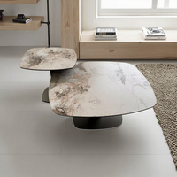 Vente chaude Salon Table Basse En Verre Trempé 6 + 6MM Dessus De Table Moins Cher Moderne Meubles De Maison Table À Manger Ensembles Décoratif