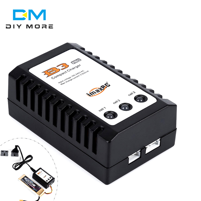 Durable 10W AC110-240V IMaxRC B3 Pro Compact 2S 3S Lipo Balance Battery Charger for RC Helicopter
