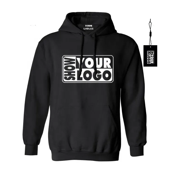 GD88500 Free shipping PayPal accept 20pcs minimum custom printing winter fleece lined custom men's hoodies