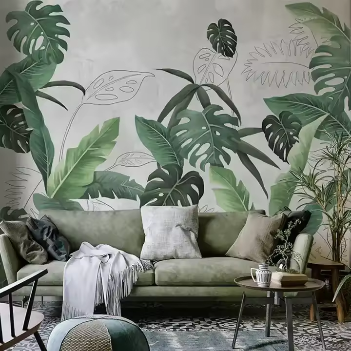 Custom Vinyl Wallpaper Self Adhesive Wall