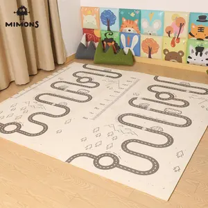 Non-toxic folding xpe foam large waterproof baby care infant activity puzzle play mat manufacturer