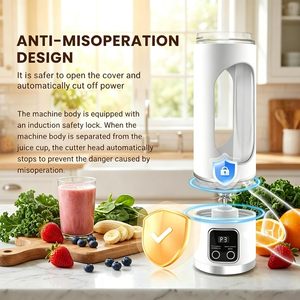 <b>Mini</b> <b>Juicer</b> Rechargeable Portable Blender Cup for Fruit Juice Smoothie Making - Product Image 4