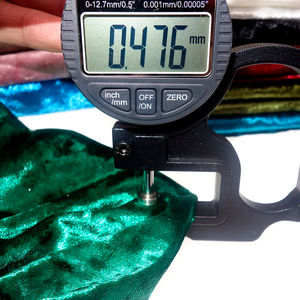 أقمشة مخملية كورية عالية الجودة بالجملة أقمشة مخملية ذهبية متينة للملابس - Product Image 4