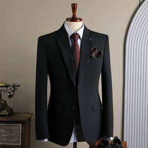 Veste de <span class=keywords><strong>Costume</strong></span> <span class=keywords><strong>Homme</strong></span> <span class=keywords><strong>Style</strong></span> <span class=keywords><strong>Anglais</strong></span> Croisé Slim Fit pour Mariage et Tenue Professionnelle - Product Image 5