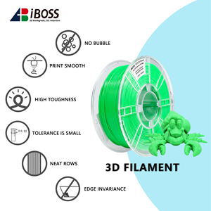 Filamento IBoss para Impresión 3D, Material PETG, Color Verde Hierba, Hilo Plástico para Impresora 3D, Biodegradable, Sin Enredos, 1.75mm - Product Image 4