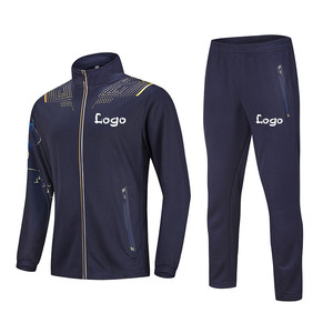 <span class=keywords><strong>2023</strong></span> 2024 otoño 100 traje de entrenamiento de tela de poliéster ropa de fútbol ropa deportiva de media cremallera chaqueta de chándal de fútbol para mujer - Product Image 6