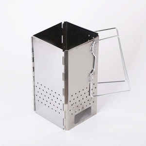 Barbecue au charbon de bois en acier inoxydable épaissi, barbecue d'extérieur portable pliable, foyer chauffant, vente en gros - Product Image 4