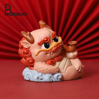 Ensemble de figurines en résine Feng Shui Neuf Fils du Dragon, statue de dessin animé traditionnel chinois, décoration de maison, ornement de bureau, cadeau porte-bonheur