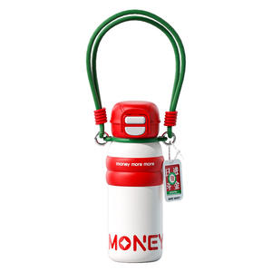 Money More More 316 Stainless Steel Insulated Water Bottle 550ml Reusable Outdoor Sports Travel Cup With Straw - Product Image 1