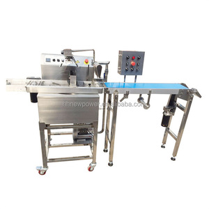 เครื่องเคลือบช็อกโกแลตขนาดเล็ก ราคาประหยัด พร้อมสายพานทำความเย็น - Product Image 4