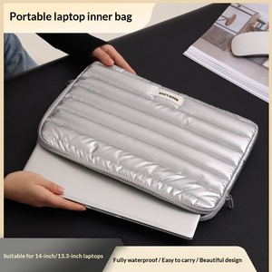 <b>Computer</b> Sleeve <b>Bag</b> for Apple/Huawei/ 13.3/14inch Laptops Super Lightweight Stowable Cloth + Composite Cotton Material - Product Image 1