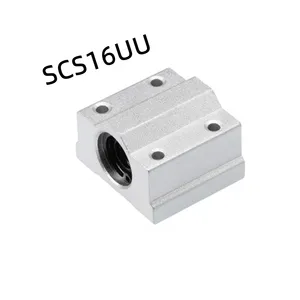 Ur Elk Aluminium Linear Motion Kugellager Box Buchse 44mm lange Linear rollenlager Gleit block SCS16UU für CNC 3D Drucker Ac