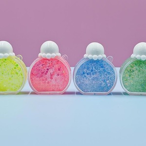 Bouteille de <span class=keywords><strong>parfum</strong></span> transparente créative, jouet souple en TPR scintillant, jouet collant anti-stress, porte-clés, breloque de sac, accessoires - Product Image 2