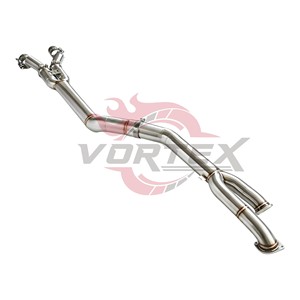 Vortex SS304 Exhaust Midpipe fits BMW M2 G87 3.0T Performance Racing Single to Dual Pipe - Product Image 4