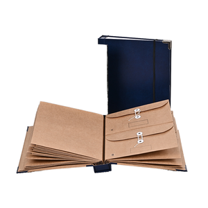 Wholesale Manufacturer of Kraft Paper <strong>File</strong> Bags with Hard Cover &amp; Attached <strong>String</strong> for Documents Bidding Offset Printing - Product Image 1