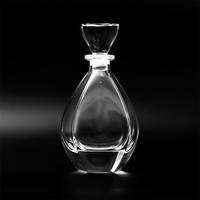 Vente en gros bouteille d'huile essentielle arabe personnalisée carafe de parfum transparente 150-250ml bouteilles d'affichage