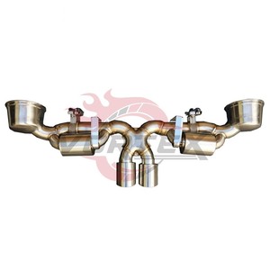Vortex Polished Stainless Steel Valved Catback <b>Exhaust</b> For Porsche 911 992 GT3 4.0L Naturally Aspirated 2022-2025 Track Muffler - Product Image 4