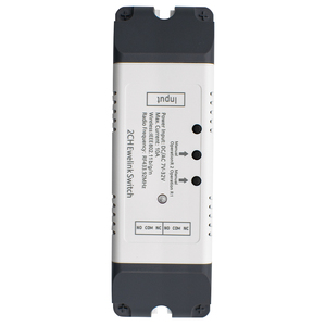 รีเลย์อัจฉริยะ F0903 รองรับ <span class=keywords><strong>Google</strong></span> Home เชื่อมต่อผ่าน EWeLink WiFi 2 ช่อง 7-32V สำหรับระบบอัตโนมัติในบ้าน สวิตช์มอเตอร์ Wifi ควบคุมด้วยคลื่นความถี่วิทยุ 433.92MHz - Product Image 5