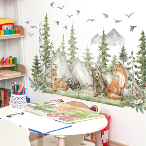 Tapiz Para Niños, Decoración De Pared, Diseño De Bosque, 3D