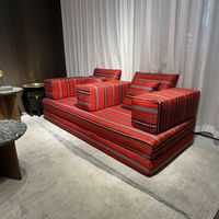 Biaoguan Arabisches Majlis Modernes Echtleder-Sofa-Set, Faltbar in Box, Modulares Sofa für den Heimgebrauch mit 3 Jahren Garantie