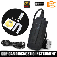 Lecteur de code OBD2 V5.008 R2 double carte V9.1, instrument de diagnostic pour camions, outil de diagnostic de pannes de voiture Bluetooth