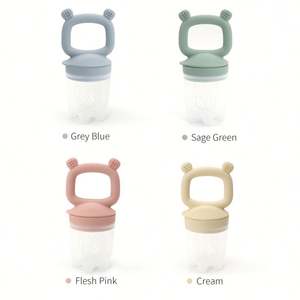 Nouveau design de tétine en silicone douce réutilisable sans BPA pour bébé mangeoire pour fruits mangeoire pour bébé - Product Image 4