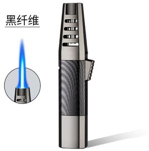 Logotipo personalizado de lujo a prueba de viento recargable Gas antorcha encendedor <span class=keywords><strong>Cocina</strong></span> Barbacoa vela Camping Jet llama recta encendedor de <span class=keywords><strong>butano</strong></span> - Product Image 1