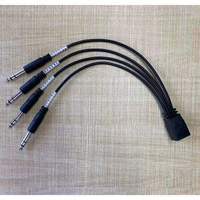 Câble adaptateur Ethernet RJ45 vers XLR 4 canaux, câble multipaire tressé de 5 m pour utilisation sur scène audio de guitare