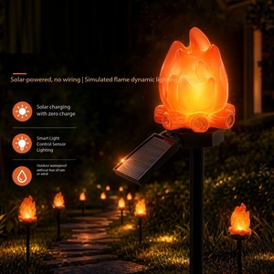 Lámpara Solar de Jardín con Forma de Calabaza Fantasma, Impermeable, de PVC, para Halloween, con Estaca para Césped, Decoración para Patio Exterior - Product Image 5
