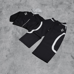 Ensemble Surdimensionné 2 Pièces Veste à Fermeture Éclair Pantalon Pantalon de Survêtement et Sweat à Capuche Impression de Logo Broderie Zip Up Jogging Costumes Personnalisés - Product Image 4