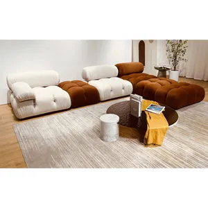 Giá cả phải chăng phòng khách hiện đại sofa đồ nội thất Set moderne settee thiết kế nhà Sofa L hình Modular cắt Mario Bellini sofa