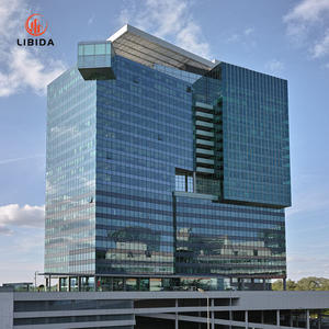 Modern bina cephesi: alüminyum bloklu görünmez cam perde, görünümleri artırır - Product Image 2