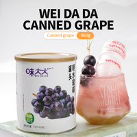 Briljante Kwaliteit 0.85Kg Zoete Ingeblikte Druivenfruit Voor Bubbelthee En Andere Voedings-En Dranktoepassingen