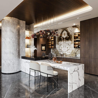 Villas plan de maison conçoit un package de styles de luxe modernes design italien rendu 3d service de design d'intérieur en ligne