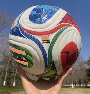Ballon de football de qualité supérieure 2026, conception thermocollée US Canada Mexique, ballon de football en PU, taille officielle 5, entraînement de match - Product Image 2