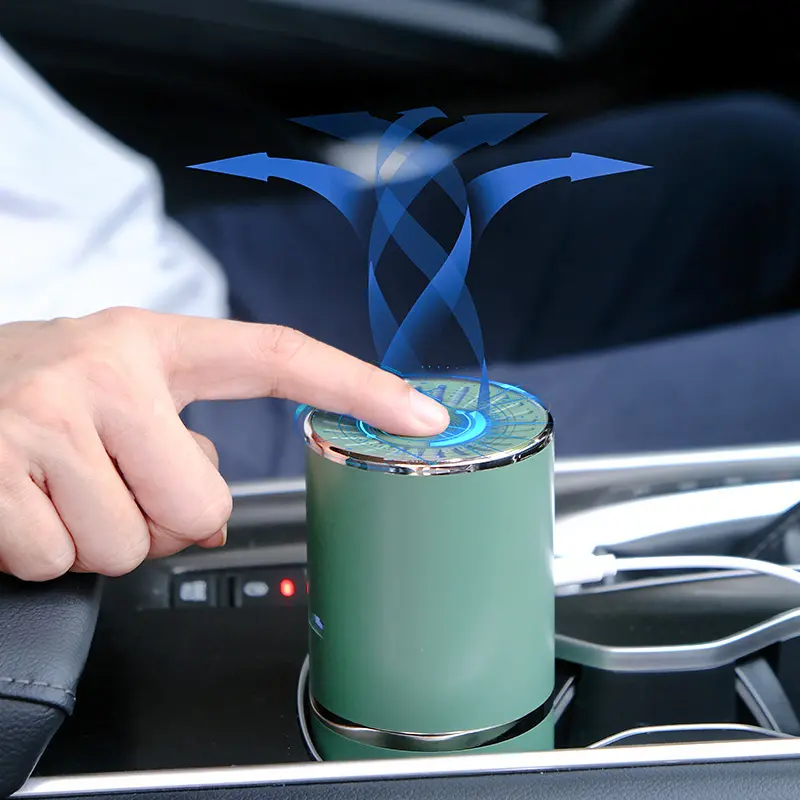 2022 new arrival car aromatherapy mini portable usb air purifier with H13 HEPA filter