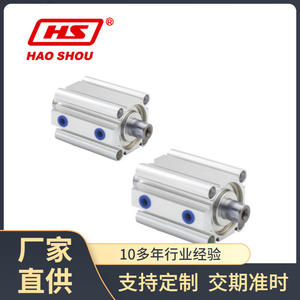 กระบอกลม CQ2 รุ่นบางเฉียบ ผลิตโดยผู้เชี่ยวชาญจากไต้หวัน ขนาดใหญ่ ช่วงชักยาว แบบก้านคู่ ก้านเดี่ยว ทำงานสองทาง สำหรับอุตสาหกรรมนิวเมติกส์ - Product Image 3