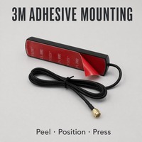 Antenne de fenêtre automobile verticale 5G 2.4 avec fixation adhésive, antenne WiFi pour voiture, bande Lora 868 MHz, IP67, personnalisable OEM ODM