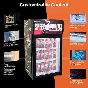 Meisda sc52b Nhà Máy Trực Tiếp 52L Duy Nhất Nhiệt Độ Năng Lượng Uống Hiển Thị Cửa Kính Công Suất Nhỏ Tủ Lạnh - Product Image 4