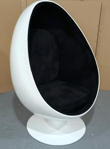Sillón de Fibra de Vidrio con Forma de Globo Terráqueo, Cómodo y Giratorio, Estilo Nórdico, para Sala de Estar - Product Image 2