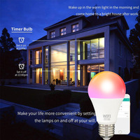 Nouvelles ampoules LED E27 multicolores RGB, blanc chaud, blanc froid, commande intelligente WIFI, vente directe d'usine