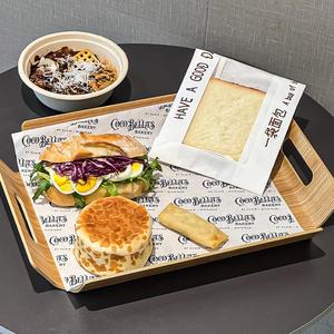 Food-Grade Waterproof Grease Oil Proof Biodegradable Eco-Friendly Disposable Wrapping <b>Paper</b> Custom Logo Printing for Bakery - Product Image 4