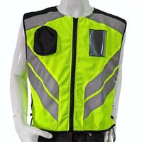 Bonne qualité moto équipe Club vêtements trafic patrouille sécurité veste réfléchissante moto cyclisme gilet de sécurité réfléchissant