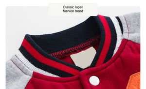 Chaqueta de Otoño 2022 para Niños, Ropa Infantil, Chaqueta Deportiva con Costuras para Niños, Chaqueta de Béisbol Infantil - Product Image 5