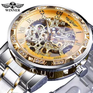 Reloj de Pulsera Automático Tourbillon Winner 1089 <span class=keywords><strong>614</strong></span>, Reloj Mecánico de Moda Vintage para Hombre, Reloj de Negocios con Encanto, Reloj Homme - Product Image 3