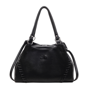 Bolso de Hombro Royaa con Cadenas Geométricas, Cuero Genuino, Bordado, Impermeable, con Cierre, para Viajes, Motocicleta, Otoño/Verano - Product Image 2