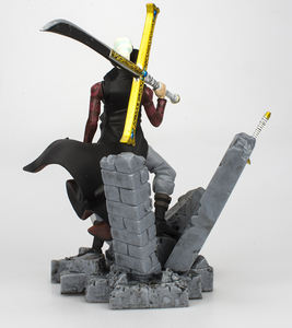 17cm vente entière japonais personnalisé Pvc PU vinyle jouets de haute qualité Anime Figure chaud dessin animé bande dessinée Mihawk <span class=keywords><strong>Manga</strong></span> Anime Figure - Product Image 5