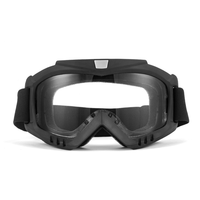 Lunettes de casque intégral Lunettes de soleil Lunettes de sport pour vélo Barrière de sable Déviation du vent Matériel PC pour la sauvegarde